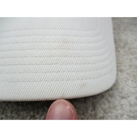 Nike Hat Cap Fitted One Size White Black Swoosh Athletic RZN VRS Vapor Golf Men* - Picture 3 of 10